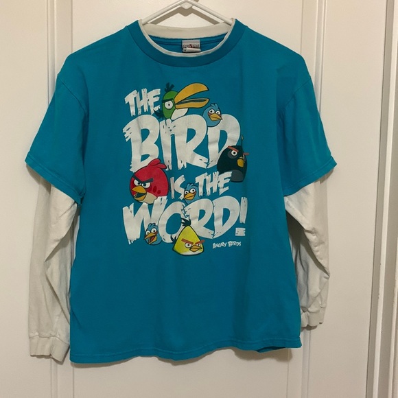 Fifth Sun Shirts Tops Boys Xl Angry Birds Ls Shirt Poshmark